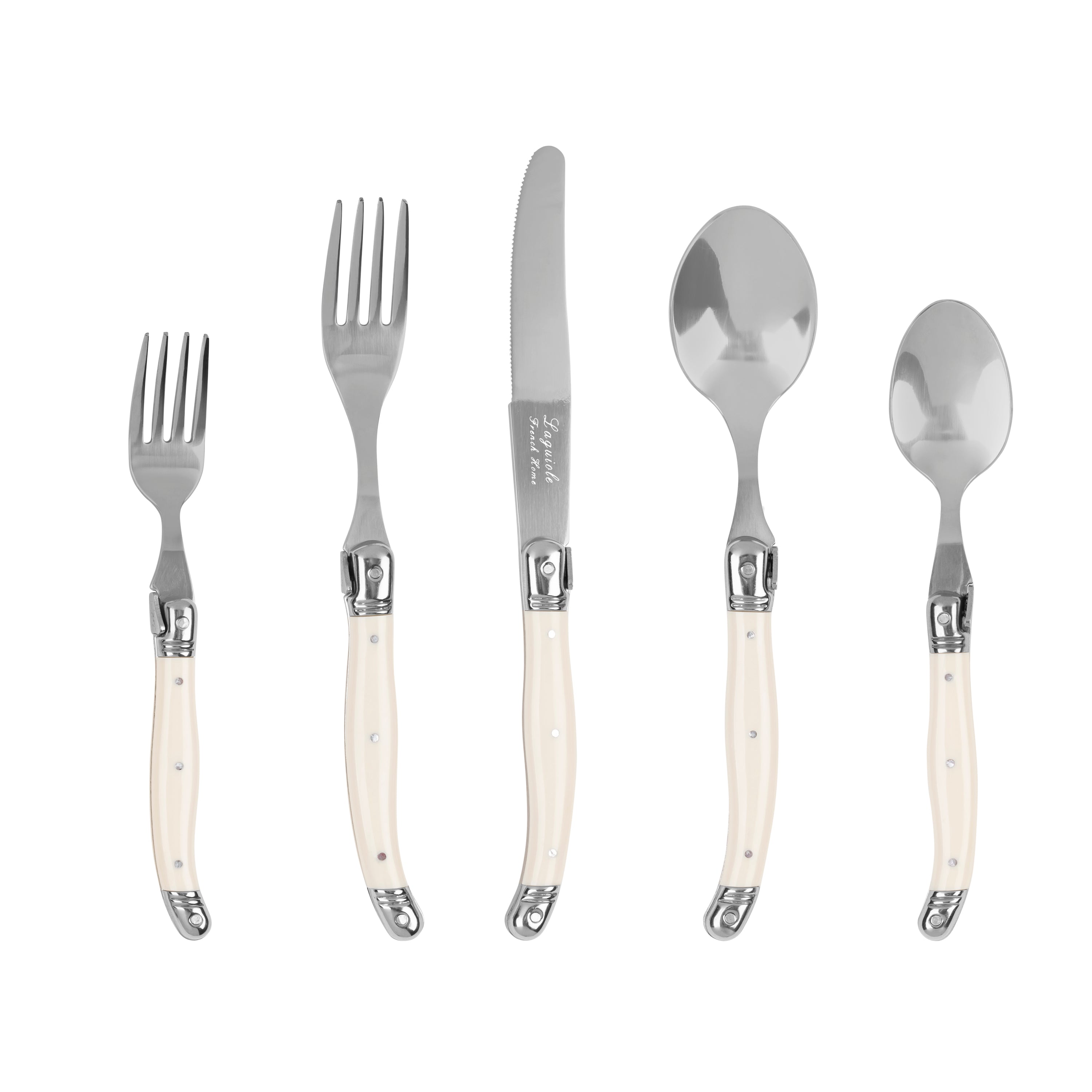 French Home Laguiole Connoisseur 20-Piece 18/10 Stainless-Steel