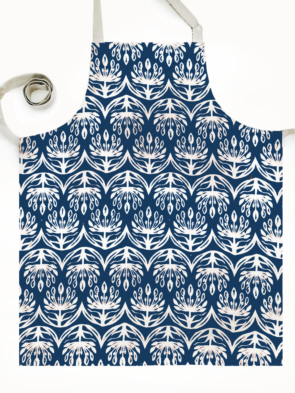 French Home Botanical Apron – Indigo – frenchhome