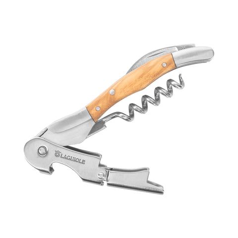Au Nain Laguiole Sommelier Olive Wood Corkscrew