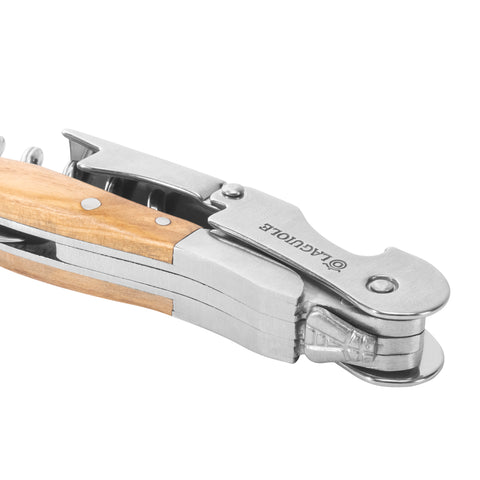 Au Nain Laguiole Sommelier Olive Wood Corkscrew