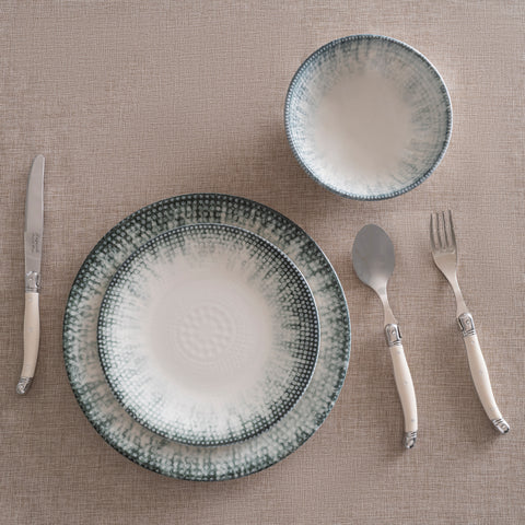 French Home 12-Piece Iceberg Porcelain Dinnerware Set