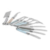 French Home Ultimate 11-Piece Laguiole Charcuterie Set with Mother of Pearl Handles
