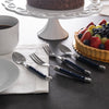 French Home Laguiole Coffee Spoons and Cake Forks, Set of 8, Navy