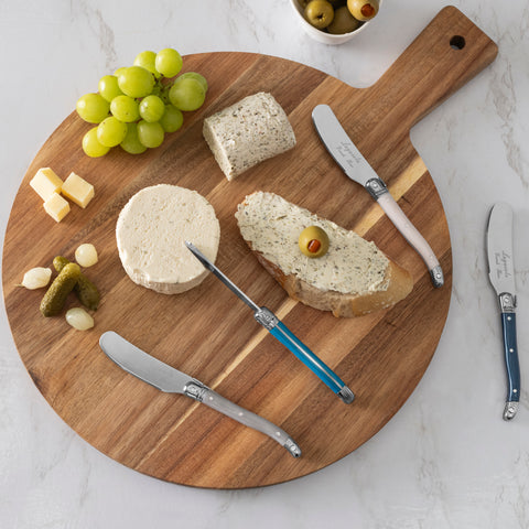 French Home 8-Piece Laguiole Spreader Set - Coastal Frost