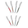 French Home 8-Piece Laguiole Spreader Set - Holly Berry