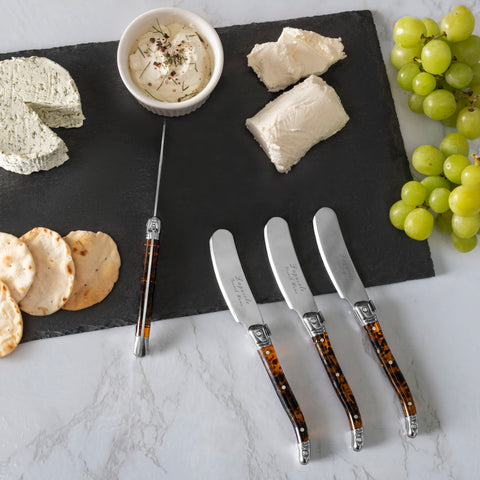 French Home Laguiole 8-Piece Tortoise Shell Spreader Set