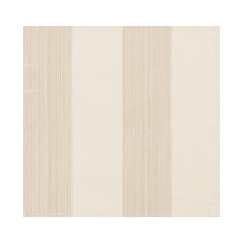 French Home Set of 4 Cream and Tan Striped Napkins