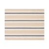 French Home Set of 4 Cream, Blue, and Pink Striped Placemats