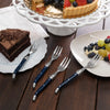 French Home Laguiole Cake Forks, Set of 4, Navy