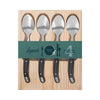 French Home Laguiole Coffee Spoons, Set of 4, Navy