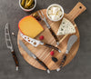 French Home 5-Piece Artisan Laguiole Cheese Knife Set with Tortoise Shell Handles