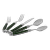 French Home Laguiole Connoisseur 20-Piece 18/10 Stainless-Steel Douglas Fir Flatware Set