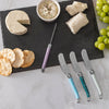 French Home 7-Piece Laguiole Cheese Knives and Spreaders - Plum Rose