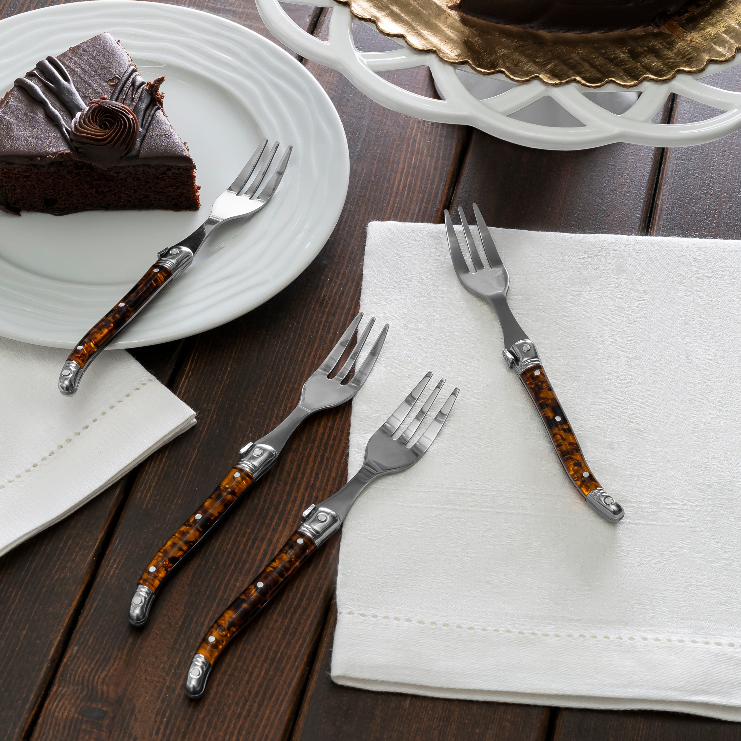 French Home Laguiole Cake Forks - Thumbnail 5