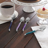 French Home Set of 4 Coffee Spoons - Plum Rose