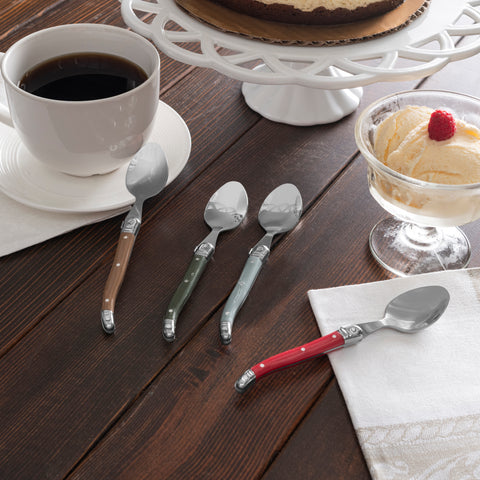 French Home Set of 4 Coffee Spoons - Holly Berry