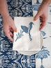 French Home Set of 4 Sugarbird Napkins - Indigo