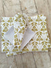 French Home Set of 4 Orchid Napkins - Chartreuse