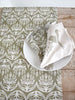 French Home Botanical Table Runner - Sage
