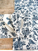 French Home Honeysuckle Table Runner - Indigo