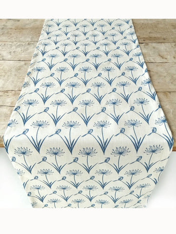 French Home Botanical Sugarbird Runner - Sky