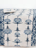 French Home Tropical Garden Table Runner - Indigo and Sky