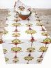 French Home Tropical Garden Table Runner - Crimson and Chartreuse
