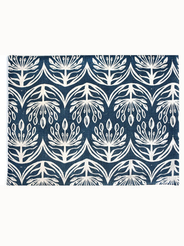 French Home Set of 4 Botanical Placemats – Indigo