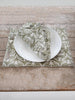 French Home Set of 4 Botanical Placemats - Sage