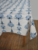 French Home Tropical Garden 59" x 78" Tablecloth - Indigo and Sky