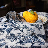 French Home Honeysuckle 59" x 98" Tablecloth - Indigo