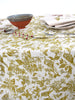 French Home Honeysuckle 59" x 118" Tablecloth  - Chartreuse