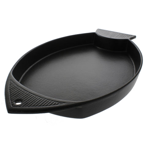 Chasseur 16-inch French Cast Iron Fish-shaped Griddle (CI_32782)