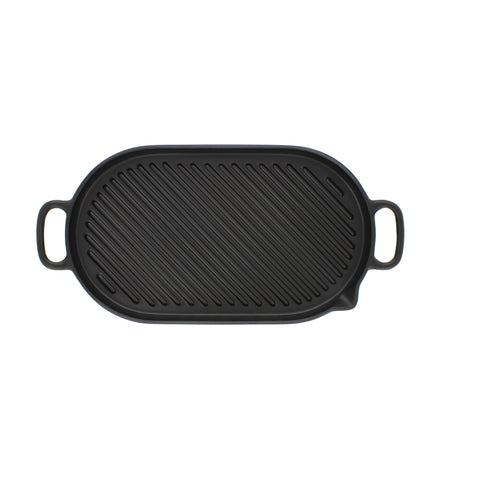Chasseur 14-inch Oval French Cast Iron Grill