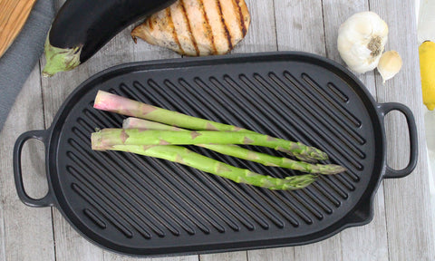 Chasseur 14-inch Oval French Cast Iron Grill