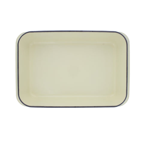 Chasseur 12.5" x 8" Red French Enameled Cast Iron Rectangular Roaster (CI_3542)