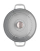 Chasseur French Enameled Cast Iron Round Dutch Oven, 4.2-quart, Celestial Grey