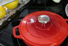 Chasseur French Enameled Cast Iron Braiser with Lid, 1.4-quart, Red (CI_4920R)