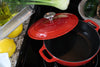 Chasseur French Enameled Cast Iron Braiser with Lid, 1.4-quart, Red (CI_4920R)