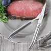 French Home Laguiole Connoisseur Stainless Steel 8-piece Steak Knife and Fork Set.