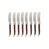 French Home Laguiole Spreaders, Set of 8, Pakkawood