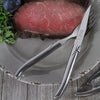 French Home Set of 4 Laguiole Connoisseur Stainless Steel Steak Knives
