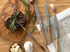 French Home Laguiole Set of 4 Connoisseur Steak Knives with Olive Wood Handles