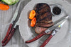 French Home Set of 4 Laguiole Pakkawood Steak Knives
