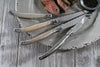 French Home Set of 4 Laguiole Neutral Tones Steak Knives