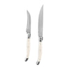 French Home Laguiole 2 Piece Citrus Knife Set - Faux Ivory