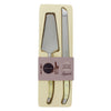 French Home Laguiole Faux Ivory Conoisseur Cake Slicer and Server Set, 2 Piece.