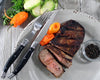 French Home 8 Piece Laguiole Faux Onyx Steak Knife and Fork Set