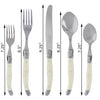 20 Piece Laguiole Faux Ivory Flatware Set by French Home