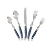 French Home Laguiole 20 Piece Stainless Steel Flatware Set, Service for 4, Navy Blue